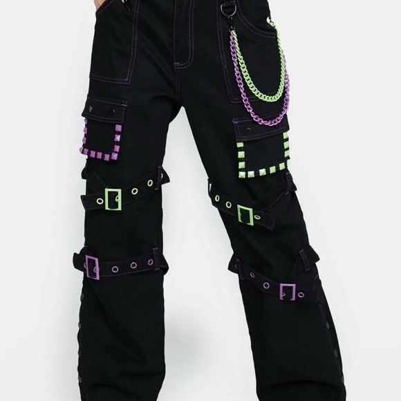 Dolls Kill Pants - THE GRAVE GIRLS- SKATER BOY CARGO PANTS
